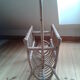 Rattan magazine rack 60s 70s