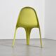 Pair of yellow fiberglass tripod chairs by Walter Frey, circa 1968