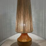 Vintage ceramic lamp and jute rope
