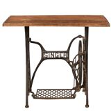 Singer teak table