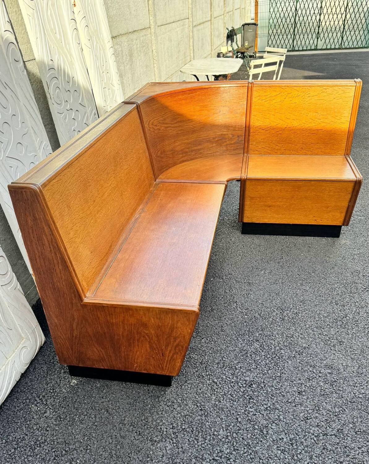 Bistro or corner restaurant bench. 50/60's
