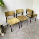 Set de trois chaises années 50