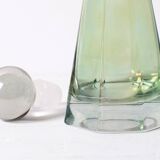 Stylish Spirit Decanter with Grey Original Stopper / Italy / 1960s