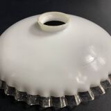 White opaline lampshade late 19th early 20th century