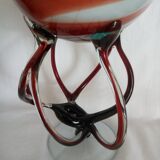 Globe vase with Murano glass lid