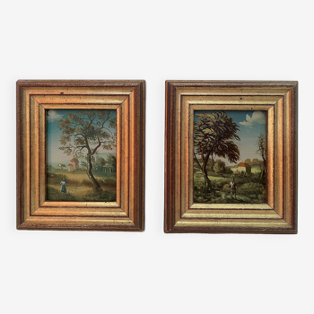 Duo of paintings