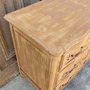 Louis xv style chest of drawers in pickled cherry