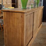 Low sideboard with sliding doors