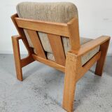 Pair of Bonanza armchairs by Esko Pajamies for Asko, Finland 1970s