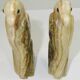 Paire Perroquets Serre-Livres onyx / vintage/Presse-Papiers/Figurine Animal Oiseaux
