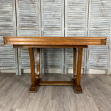 Art Deco oak table with extension 1920