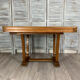 Table en chêne art déco avec rallonge 1920