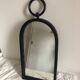 Large Brutalist Wrought Iron Mirror