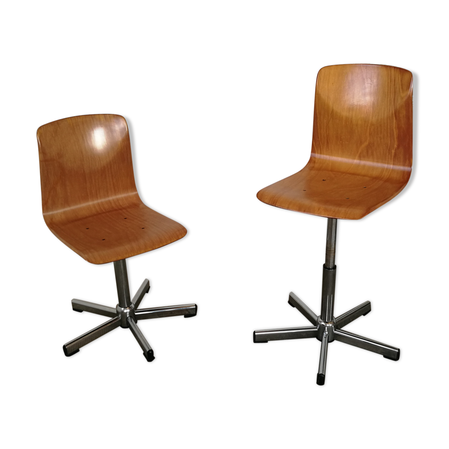 Pair of workshop chairs
