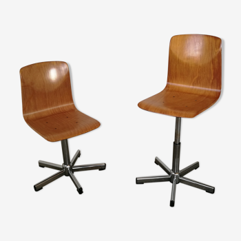 Pair of workshop chairs