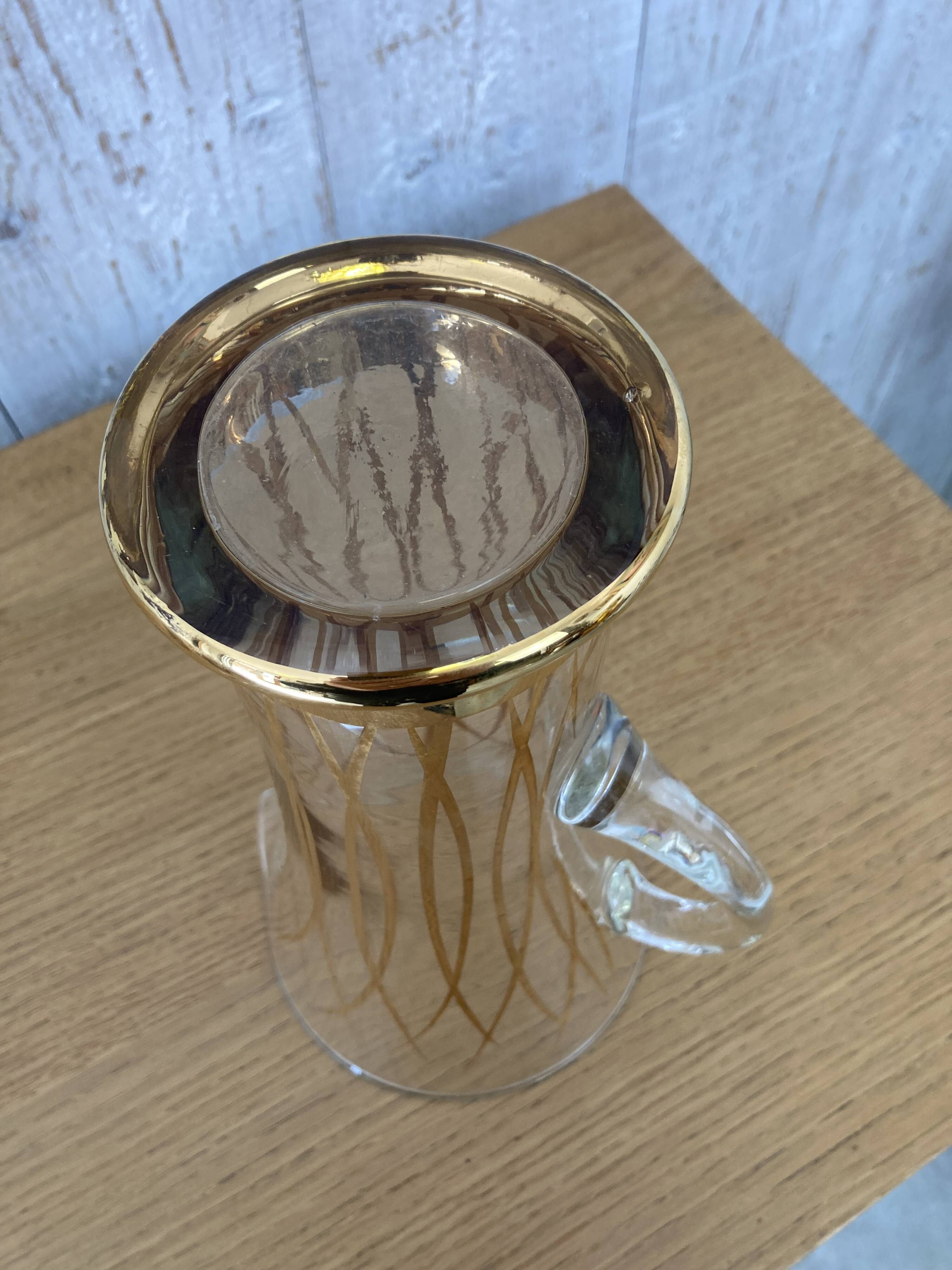 Service de 6 verres et carafe assortie