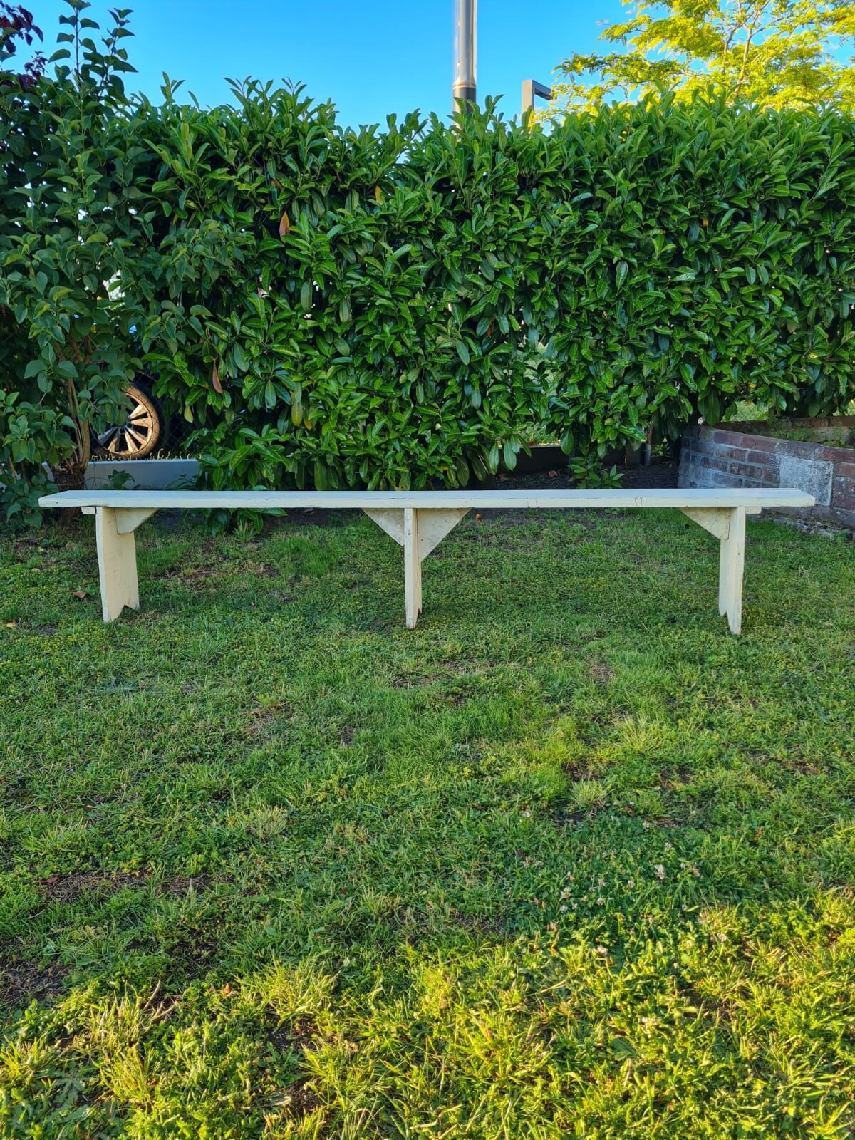 Old farm bench