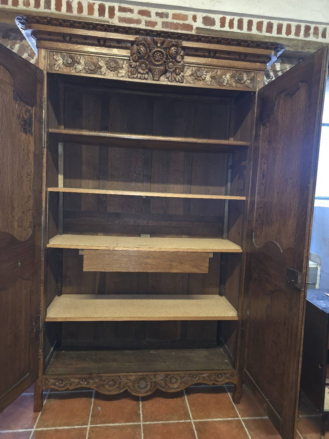Norman wardrobe, oak wedding wardrobe