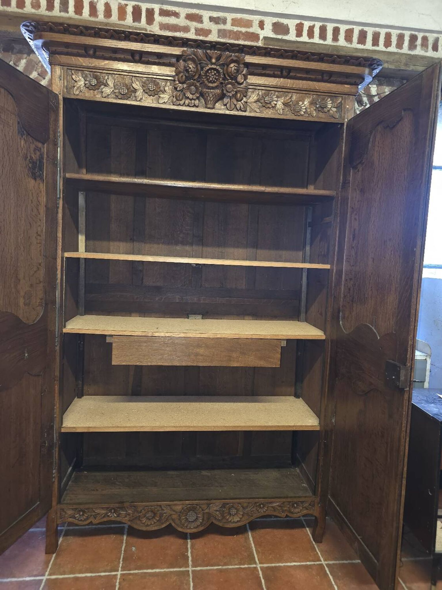 Norman wardrobe, oak wedding wardrobe