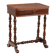 Antique sewing table in walnut with drawer, Italy, late 19th century.