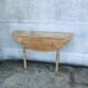 Half-moon table, console