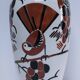 Vase Art déco Keller Guérin "Ceylan" décor oiseaux