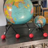 Wall coat holder vintage red balls