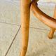 Curved wooden stool by Thonet for FMG Poland, 1930