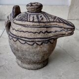 Berber earthenwear milk jug