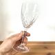 Service of 6 crystal glasses