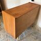 Vintage buffet sliding doors feet compass 1960's