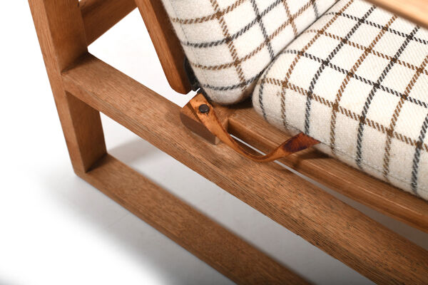 Fauteuil de Børge Mogensen, modèle BM-2254 en chêne