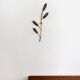 Floral Brass Wall Lamp by Rupert Nikoll