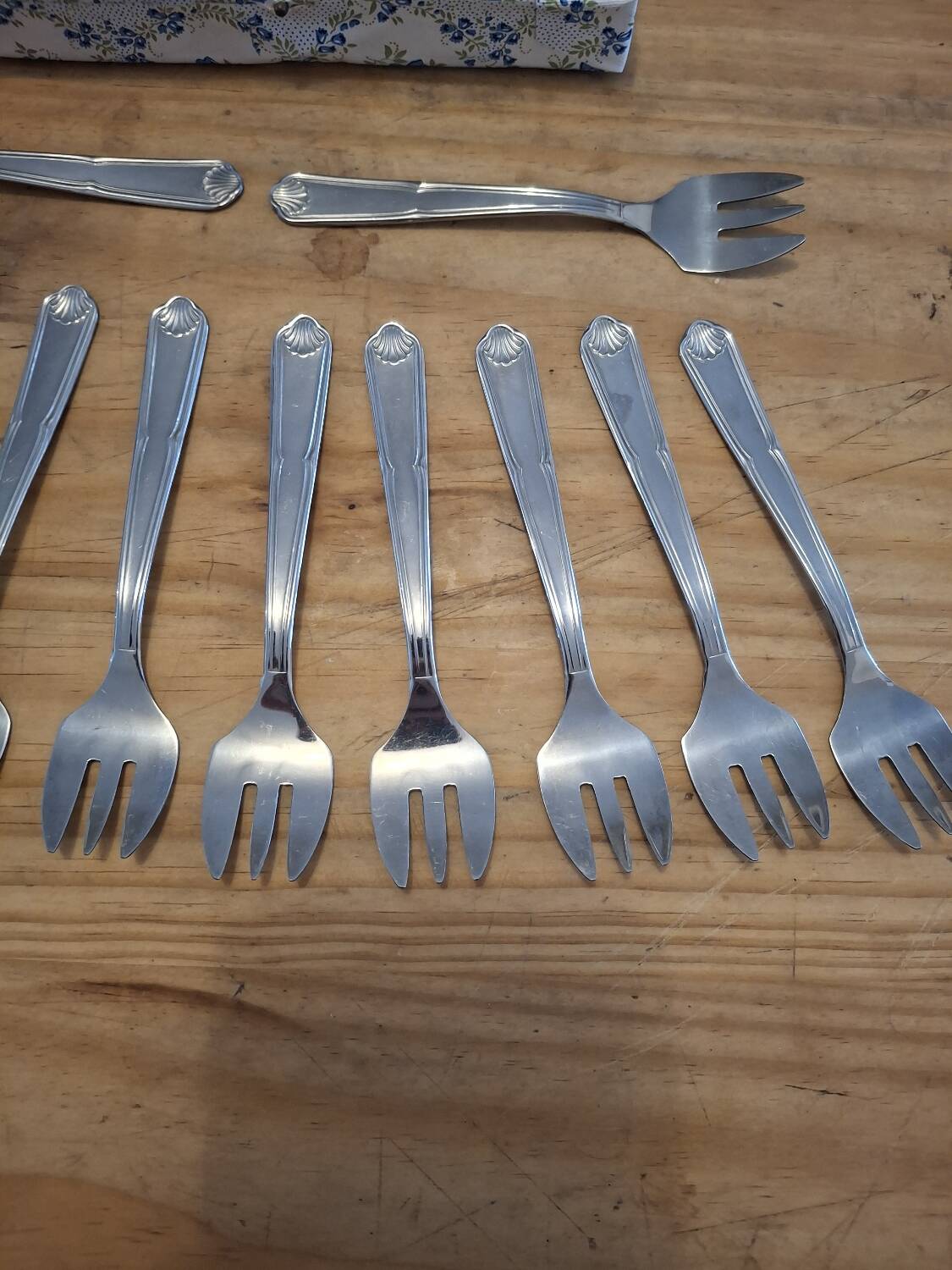 Cutlery set Guy Degrenne 12 stainless steel dessert forks