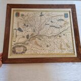 Antique 1631 map of the Duchy of Anjou by Guillaume Blaeu (1571-1638) after Lézin Guyet (1515-158)