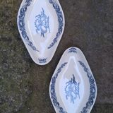 Service set in SG porcelain, Louis XV model.