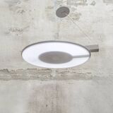 Lampadario Diskos postmoderno di Giovanni Offredi per Sirrah, Italia, anni '80