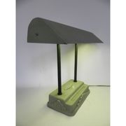 Lampe de bureau art déco Sevadac avec lampe fluorescente