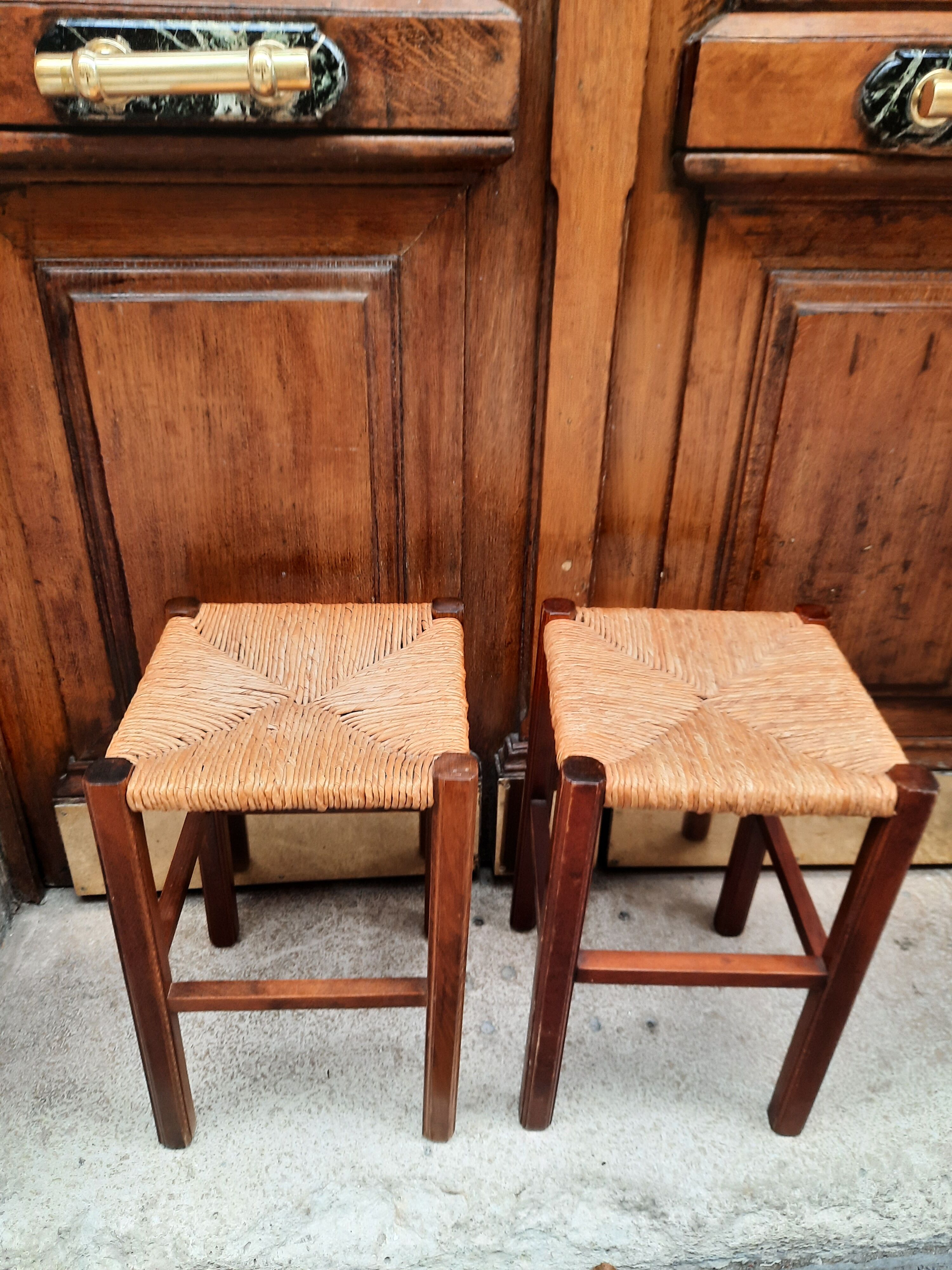 Pair of mulching stools