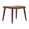 1960s leather stool, denmark