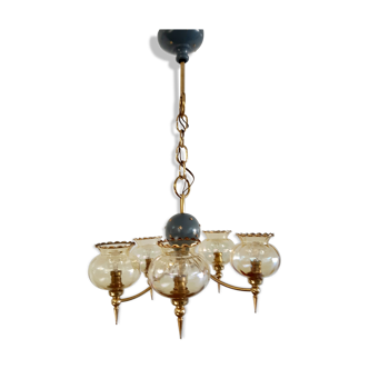 Vintage brass chandelier