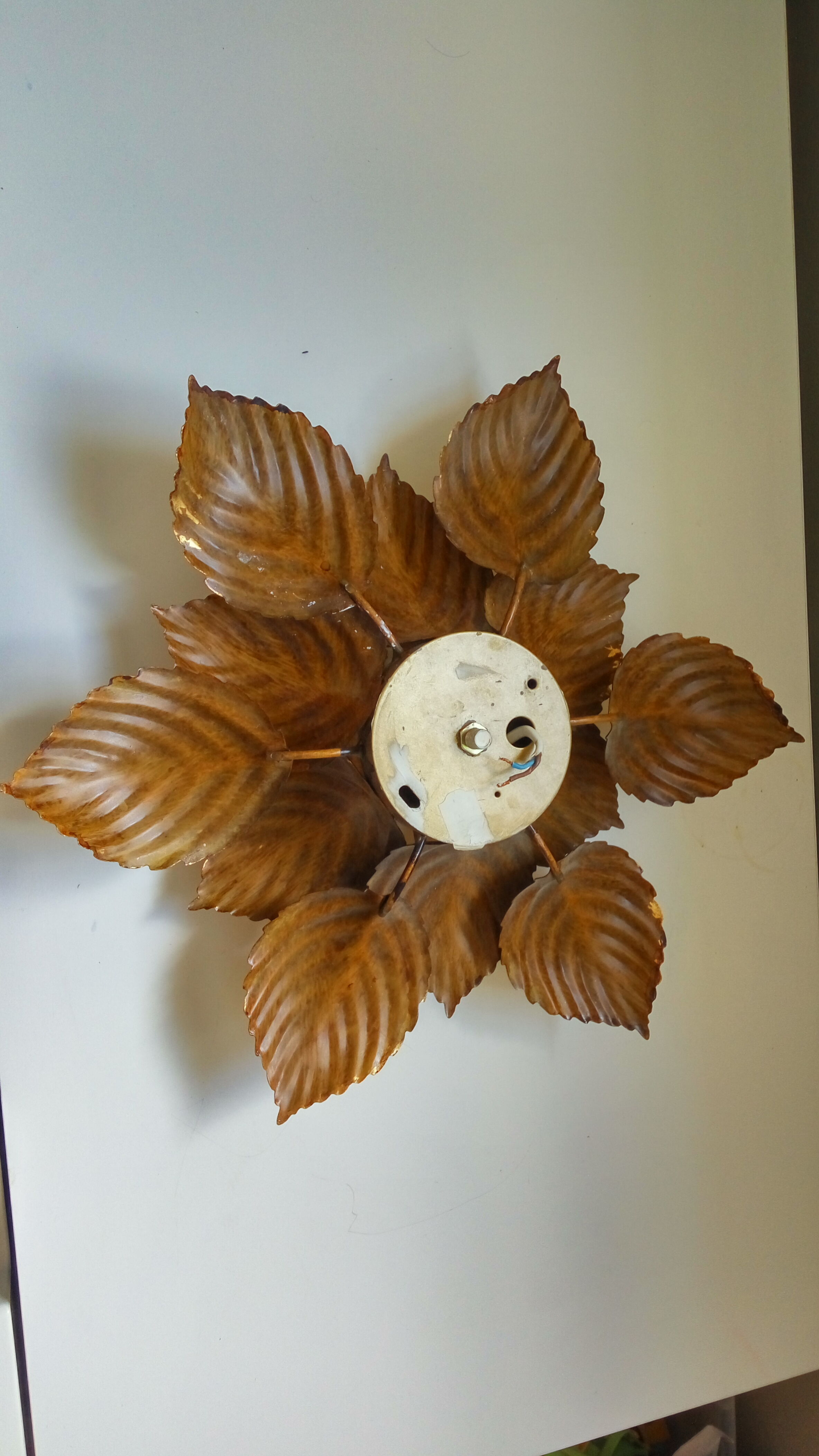 Wall light flower vintage