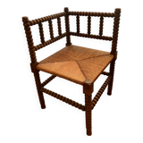 Pearl wood corner chair