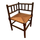 Chaise d’angle bois perlé
