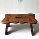XiXe cherry wood stool