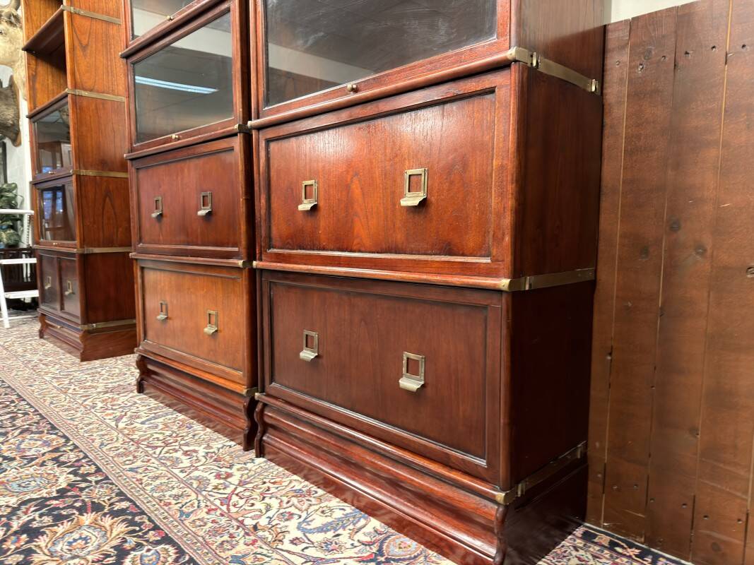 Set English Original Globe Wernicke Bookcase