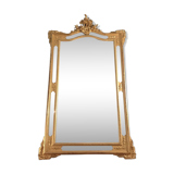 Mirror gilded with bevelled ice sheet 170x98cm