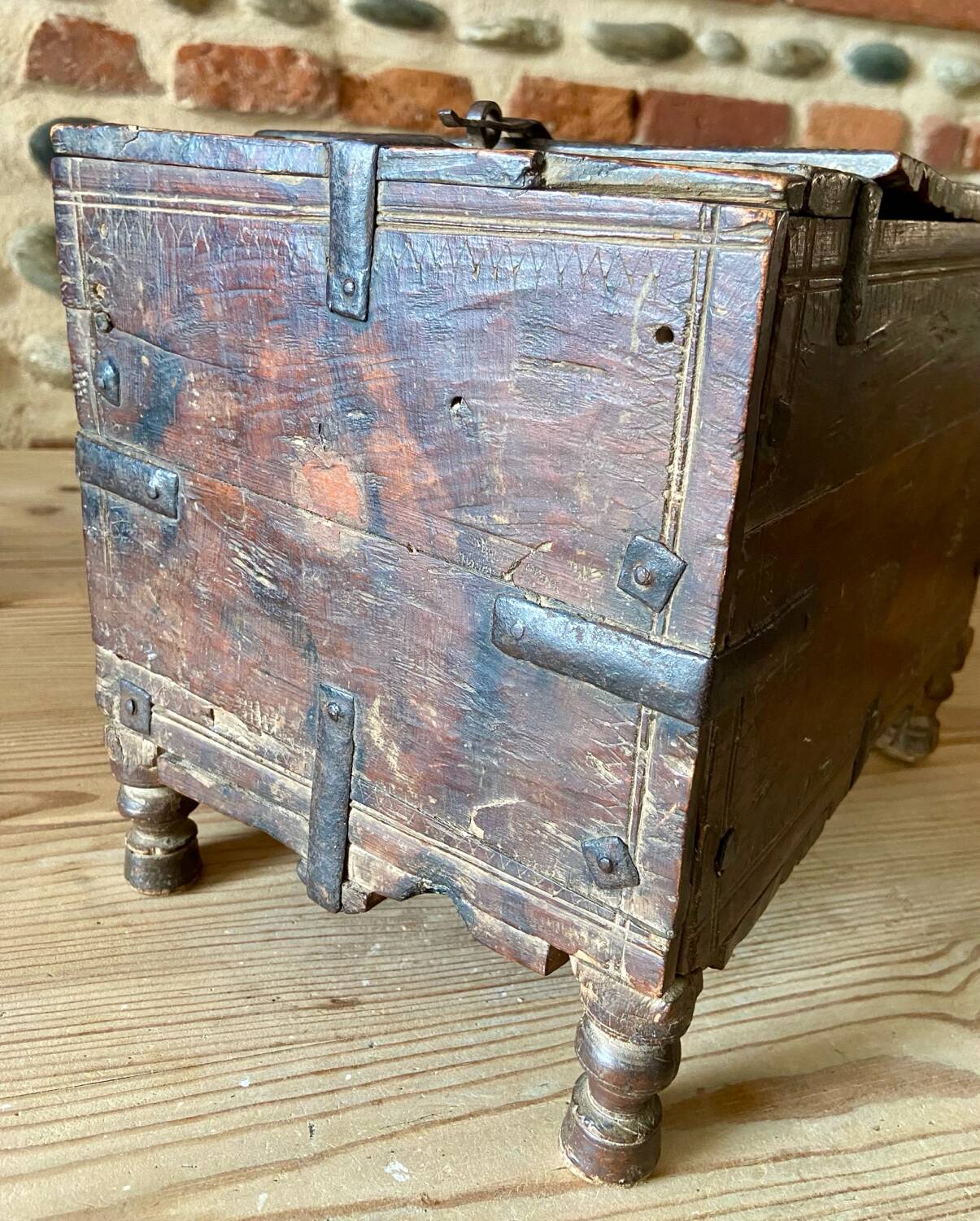 Antique Wedding Dowry Box - Origin Rajasthan India ? 19th - 18th century
