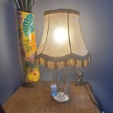 Crystal lamp signed "Charles Schneider"