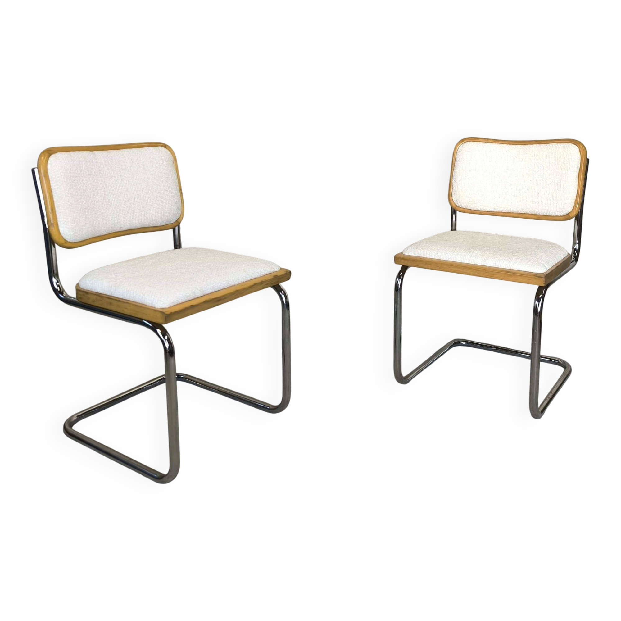 Vintage Breuer Cesca chair pair